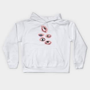 blood in my eyes Kids Hoodie